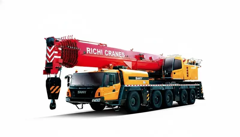 Sany SAC4000T8 400 T All-Terrain Crane on rent across India — Richi Crane Service